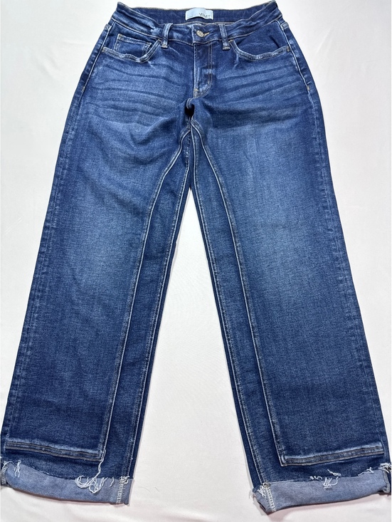 Vervet Denim - Vervet Wide-Leg Blue Denim Jeans - Comfy, Casual, and Ready